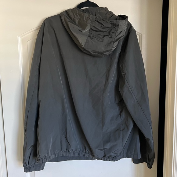 AllSaints Fursdon Lightweight Ramskull Hooded Windbreaker Jacket XXL MSRP: $245 - Picture 4 of 6